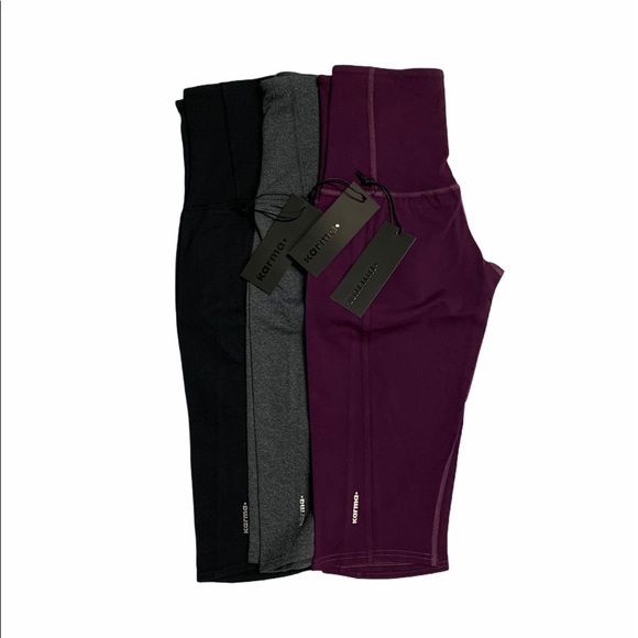 3PACK-Highwaist Crop-Fig - Picture 3 of 12